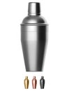 Metal cocktail shaker Royalty Free Stock Photo