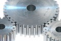 Metal cogwheels Royalty Free Stock Photo