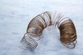 Metal Coil Royalty Free Stock Photo