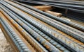 metal construction rods. Royalty Free Stock Photo