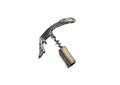 Metal corkscrew with cork Royalty Free Stock Photo