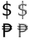 Metal currency symbol money bank Dollar Sing Peso