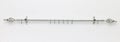 A metal curtain rail Royalty Free Stock Photo
