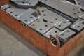 Metal cutting. Sorting and storage of finished parts with marking