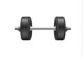 Metal 3d dumbell, steel barbells for fitness.