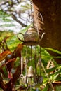 Metal Decorative Garden Wind Chimes Royalty Free Stock Photo