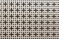 Metal decorative pattern on the wall Royalty Free Stock Photo