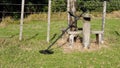 Metal detecting on a farm