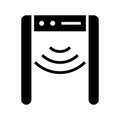 Metal Detector Icon Vector Symbol Design Illustration Royalty Free Stock Photo