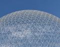 Metal dome of the biosphere in Montreal Royalty Free Stock Photo