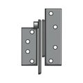 metal door hinge cartoon vector illustration Royalty Free Stock Photo