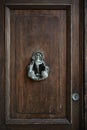 Door knocker old metal keyhole