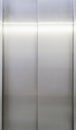 Metal door of a modern elevator Royalty Free Stock Photo