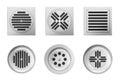 Metal drainage grates for shower or sink