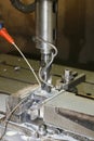 Metal drill press