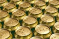 Metal drink cans with beer Royalty Free Stock Photo