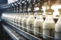 Metal drink dairy bottle production technology line industrial manufacture automation factory milk