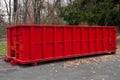 Metal durable industrial trash dumpster for outdoor trash