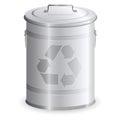 Metal dustbin