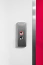 Metal elevator Button Royalty Free Stock Photo