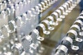 Metal fasteners for electrical engineering