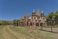 The metal fence of Chateau de Nates, South Africa Royalty Free Stock Photo