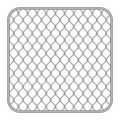 Metal fence wire mesh. Royalty Free Stock Photo