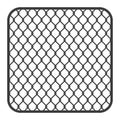 Metal fence wire mesh vector. Royalty Free Stock Photo