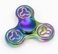 METAL Fidget HANDSPINNER Royalty Free Stock Photo