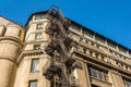 Metal Fire Escape Stairs On Old Building Royalty Free Stock Photo