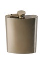 Metal flask Royalty Free Stock Photo