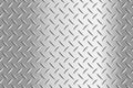 Metal flooring seamless pattern. Steel diamond plate Royalty Free Stock Photo