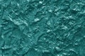 Metal foil texture in cyan color Royalty Free Stock Photo