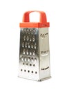 Metal food grater isolated Royalty Free Stock Photo
