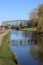 Metal footbridge Lancaster Canal Aldcliffe Road
