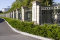 Metal forged fence