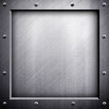 Metal frame background Royalty Free Stock Photo