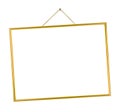 Metal frame on string Royalty Free Stock Photo