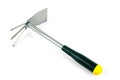 Metal garden tool with rakes and hoe Royalty Free Stock Photo