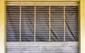 Metal gate door fence texture pattern in Mexico Royalty Free Stock Photo