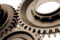 Metal gear cogs Royalty Free Stock Photo