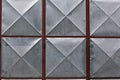 Metal geometric surface texture