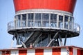 Metal and glass construction of aviation radar dome