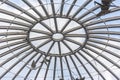 Metal and glass roof of mall Royalty Free Stock Photo