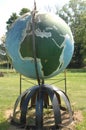 Metal globe Royalty Free Stock Photo