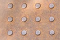 Metal grate background with embossed pattern Royalty Free Stock Photo