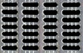 Metal grate background with grill pattern Royalty Free Stock Photo