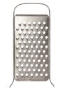 Metal grater with handle isolated on white background Royalty Free Stock Photo