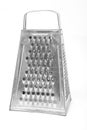 Metal grater isolated over white