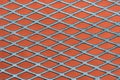 Metal grating background Royalty Free Stock Photo